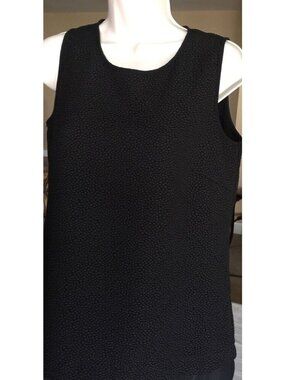 Woman's, Black Top, Sleeveless, Spense, Size S